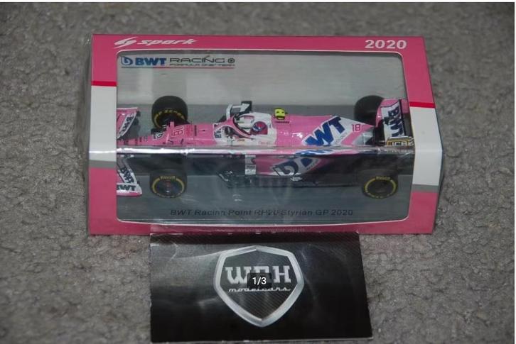 SALE !! 1:43 F1 BWT RACING POINT RP20 SPARK S6475 WRH, Hobby en Vrije tijd, Modelauto's | 1:43, Zo goed als nieuw, Auto, Overige merken