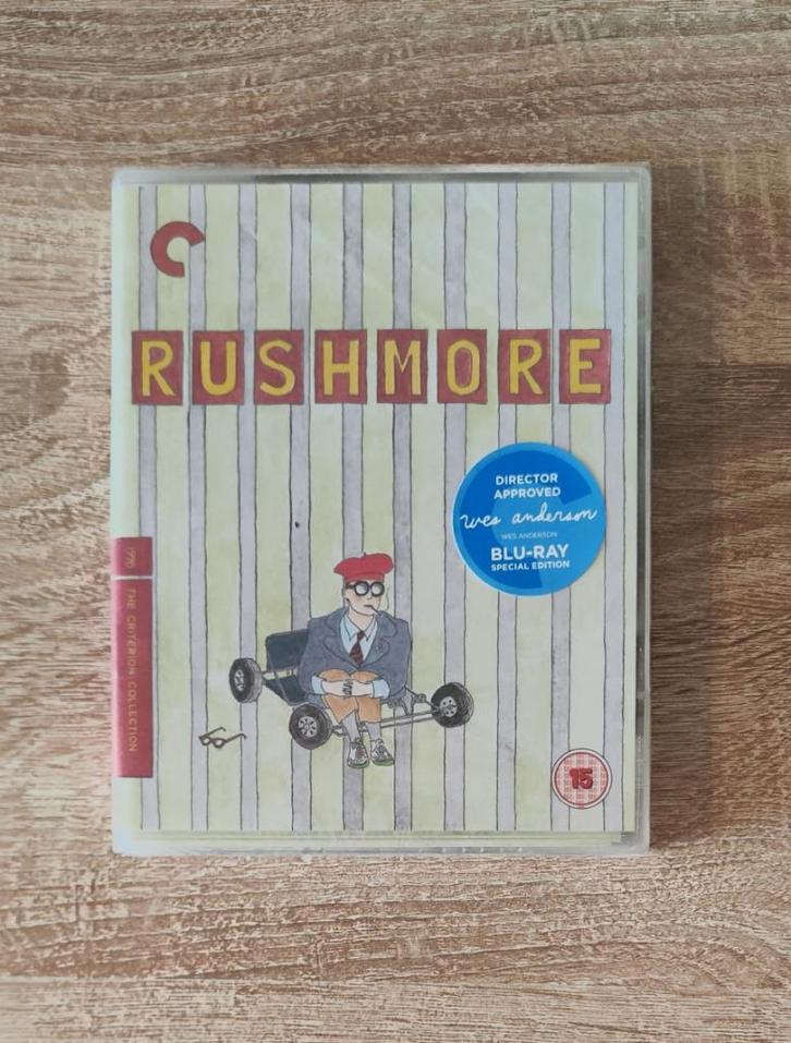 Rushmore - Bluray - Criterion, Cd's en Dvd's, Blu-ray, Nieuw in verpakking, Avontuur, Ophalen of Verzenden