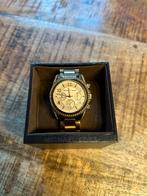 Michael Kors Rosegoud Horloge met Extra Schakels, Gebruikt, Staal, Fossil, Polshorloge