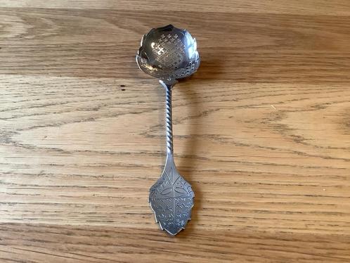 Antiek zilveren suiker strooilepel., Antiek en Kunst, Antiek | Goud en Zilver, Ophalen of Verzenden