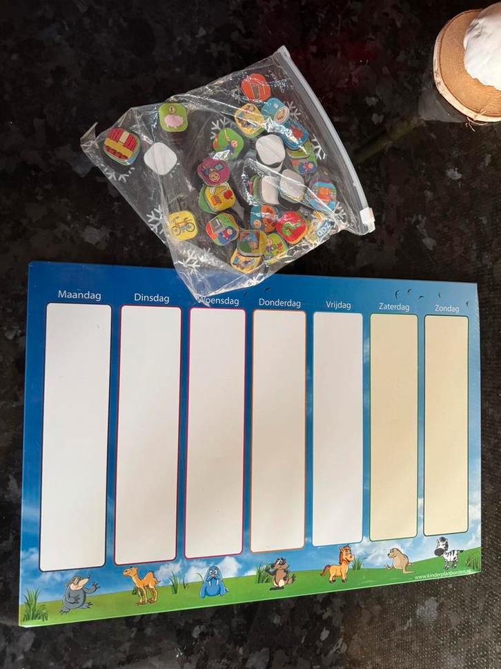 Planbord voor kinderen, Kinderen en Baby's, Speelgoed | Educatief en Creatief, Gebruikt, Ophalen of Verzenden