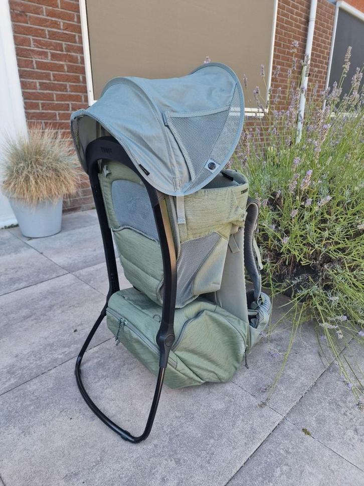 THULE Sapling babydrager/kinderdrager TE HUUR, Kinderen en Baby's, Babydragers en Draagdoeken, Zo goed als nieuw, Draagzak, Rug