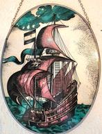 Glas en Lood raamhanger VOC-zeilschip 1940, Ophalen of Verzenden