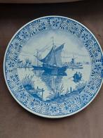 Bord scheepje,  29cm, Antiek en Kunst, Ophalen of Verzenden