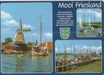 K8035 gelopen ansichtkaart mooi friesland, Gelopen, Ophalen of Verzenden, Friesland