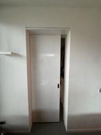 3 Massief Houten Schuifdeuren met Rails - 90x233cm, Doe-het-zelf en Verbouw, Ophalen, Gebruikt, 80 tot 100 cm, 215 cm of meer