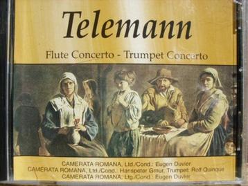 Georg Philipp Telemann "Flute Concerto" CD beschikbaar voor biedingen