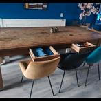 Eettafel brocante, Ophalen, Gebruikt, 200 cm of meer, 50 tot 100 cm