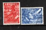 173Nvph 402-403 legioenzegels 1942 gebruikt zie scan., Postzegels en Munten, Postzegels | Nederland, Verzenden, Na 1940, Gestempeld