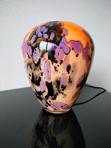 Italië Murano Style Glas Lamp Tafellamp Multi Color 2000 beschikbaar voor biedingen