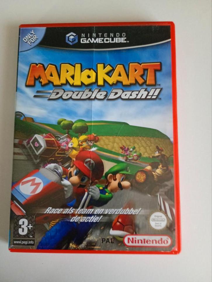 Mario Kart Double Dash!! - Gamecube, Spelcomputers en Games, Games | Nintendo GameCube, Gebruikt, Racen en Vliegen, 3 spelers of meer
