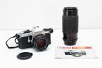 Pentax ME Super + Pentax 50mm lens + Sigma tele lens + batt., Audio, Tv en Foto, Fotocamera's Analoog, Verzenden, Gebruikt, Spiegelreflex