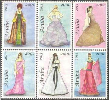 Aruba 669/74 postfris Trouwjurken 2013 beschikbaar voor biedingen