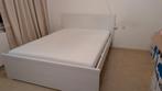 Bed 140x200 inclusief matras en lattenbodem, Huis en Inrichting, Ophalen, Wit, Tweepersoons, 140 cm