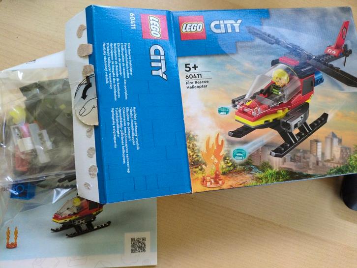 LEGO City 60411 Brandweer Helikopter - Nieuw!, Kinderen en Baby's, Speelgoed | Duplo en Lego, Nieuw, Lego, Complete set, Ophalen of Verzenden
