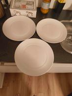 Set van 3 witte borden - Habitat Meeson, Ophalen, Zo goed als nieuw, Bord(en), Effen