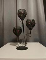 Middeleeuwse Kaarshouder met Gotische Look, Gebruikt, Bruin, Ophalen of Verzenden, Metaal