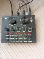 V8 Sound Card Mixer - Live Stream, Podcast, Karaoke, Muziek en Instrumenten, Mengpanelen, Ophalen of Verzenden, Nieuw, Minder dan 5 kanalen