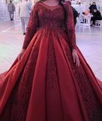 Prachtige Hennajurk! Kleur is rood!, Kleding | Dames, Trouwkleding en Trouwaccessoires, Ophalen, Zo goed als nieuw, Rood, Bruidsmeisjeskleding