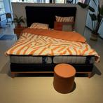 Auping Criade Cushion Boxspring - 180x210cm, Ophalen, Blauw, 210 cm, 180 cm