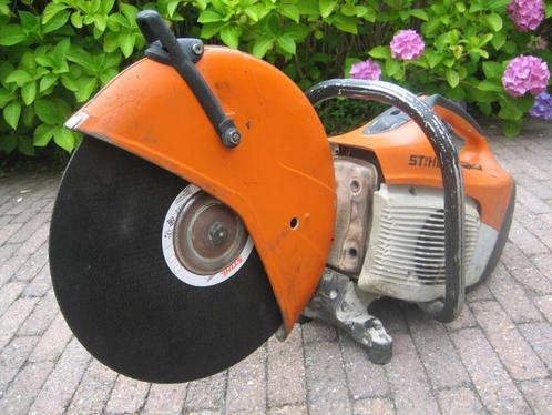 Stihl TS420 Bandenzaag Doorslijper Benzine 350mm, Tuin en Terras, Hand-tuingereedschap, Gebruikt, Overige soorten, Ophalen