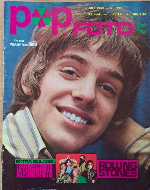 Popfoto Juli 1968, Verzamelen, Tijdschriften, Kranten en Knipsels, Tijdschrift, Nederland, 1960 tot 1980, Ophalen of Verzenden