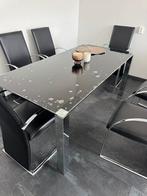 Eettafel, Huis en Inrichting, Tafels | Eettafels, Ophalen, 50 tot 100 cm, Vijf personen of meer, 150 tot 200 cm