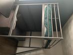 Hoogslaper grijs metaal - IKEA. Svarta, Huis en Inrichting, Slaapkamer | Stapelbedden en Hoogslapers, Ophalen, Gebruikt, Eenpersoons