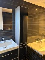 Glanzend zwarte badkamer kast - Nog geen 2 jaar oud!, Huis en Inrichting, Badkamer | Badkamermeubels, Ophalen, (Half)hoge kast