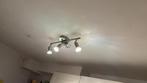 Plafondlamp met 3 spotjes - Goede Staat!, Huis en Inrichting, Lampen | Plafondlampen, Ophalen, Zo goed als nieuw, Metaal