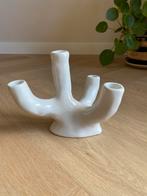 Witte kandelaar organische vorm - H&M Home, Overige materialen, Wit, Nieuw, Ophalen of Verzenden