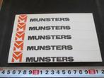 sticker set  MUNSTERS *, Ophalen, Zo goed als nieuw, Bedrijf of Vereniging
