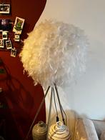 Sfeervolle veren lamp, Ophalen, Zo goed als nieuw, Metaal, 150 tot 200 cm
