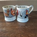 Emma Bridgewater mokken set 0,5 1/2 pint nieuw Hen & Toast, Huis en Inrichting, Keuken | Servies, Nieuw, Ophalen of Verzenden