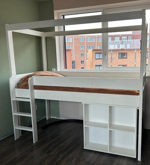 Compleet bed Lüttenhütt Hoogslaper ROBIN inc hemel, Kinderen en Baby's, Kinderkamer | Stapelbedden en Hoogslapers, Zo goed als nieuw