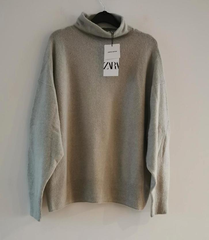 ZARA Limited Edition wollen trui mt. S oversized, Kleding | Dames, Truien en Vesten, Nieuw, Maat 36 (S), Groen, Verzenden