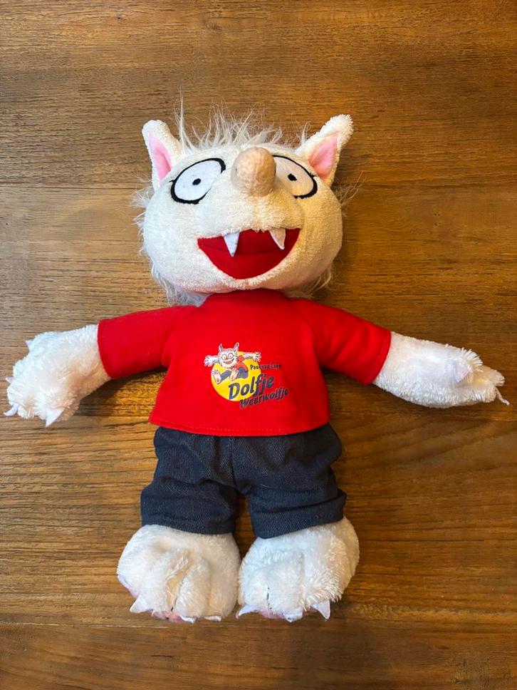 Dolfje Weerwolfje Knuffel 34cm, Kinderen en Baby's, Speelgoed | Knuffels en Pluche, Gebruikt, Overige typen, Ophalen of Verzenden