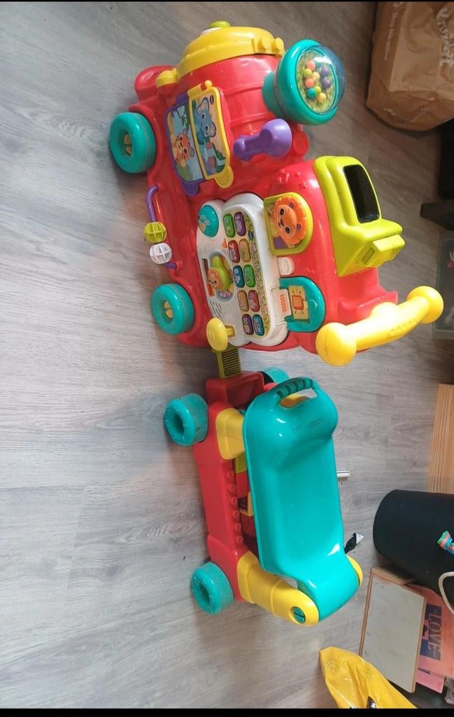 VTech Baby Rijden en Leren Letter Locomotief, Ophalen of Verzenden, Gebruikt, Auto, Met wieltjes