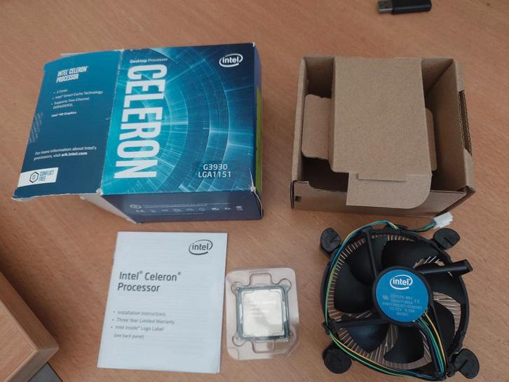 Intel Celeron G3930 LGA 1151 Processor, Computers en Software, Processors, Gebruikt, 2-core, 2 tot 3 Ghz, Ophalen of Verzenden
