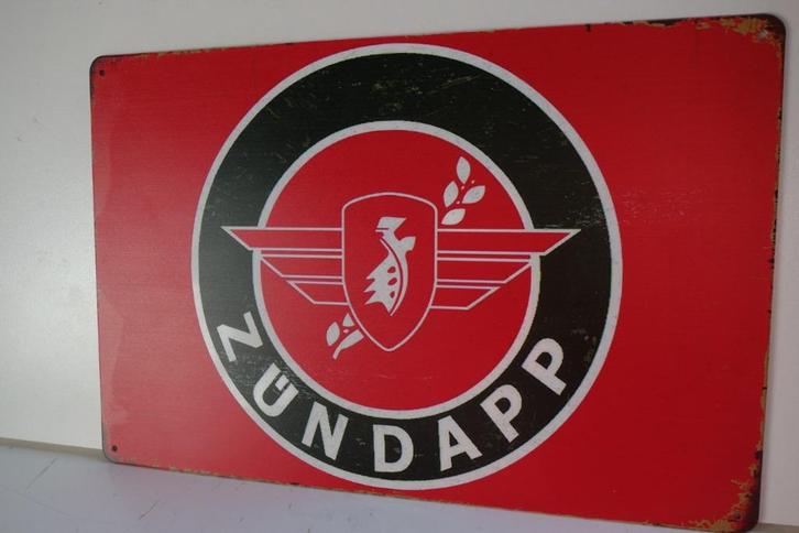 ZUNDAPP BROMFIETS XL LOGO BORD voor de werkplaats, Verzamelen, Overige Verzamelen, Nieuw, Ophalen of Verzenden