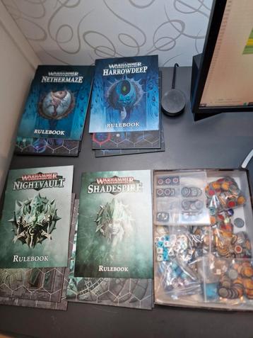 Warhammer Underworld borden + tokens + dice