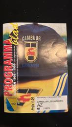 Cambuur - AZ 11 november 1998, Verzamelen, Ophalen of Verzenden, Zo goed als nieuw, AZ