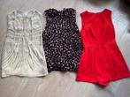 Damespakket minijurkjes H&M en playsuit Topshop maat XS, Ophalen of Verzenden, Zo goed als nieuw, Maat 34 (XS) of kleiner