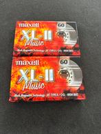 Maxell XL || 2 casettebandjes nieuw sealed, Cd's en Dvd's, Cassettebandjes, Overige genres, 1 bandje, Ophalen of Verzenden, Nieuw in verpakking