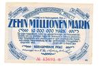 Duitsland 10 miljoen Mark 1923 Noodgeld Pfalz, Postzegels en Munten, Ophalen of Verzenden, Duitsland, Los biljet