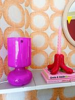 Vintage roze Ikea Lykta lamp, Huis en Inrichting, Vintage, Ophalen of Verzenden, Minder dan 50 cm, Glas