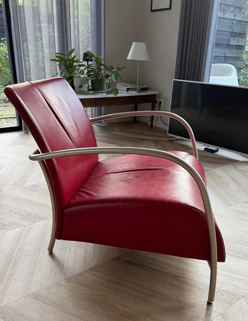 Fauteuil Montis Lomas, Huis en Inrichting, Gebruikt, Ophalen of Verzenden, 50 tot 75 cm, Leer