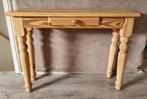 Sidetable tafeltje blank grenenhout, Huis en Inrichting, 100 tot 150 cm, Ophalen of Verzenden, Zo goed als nieuw, Grenenhout