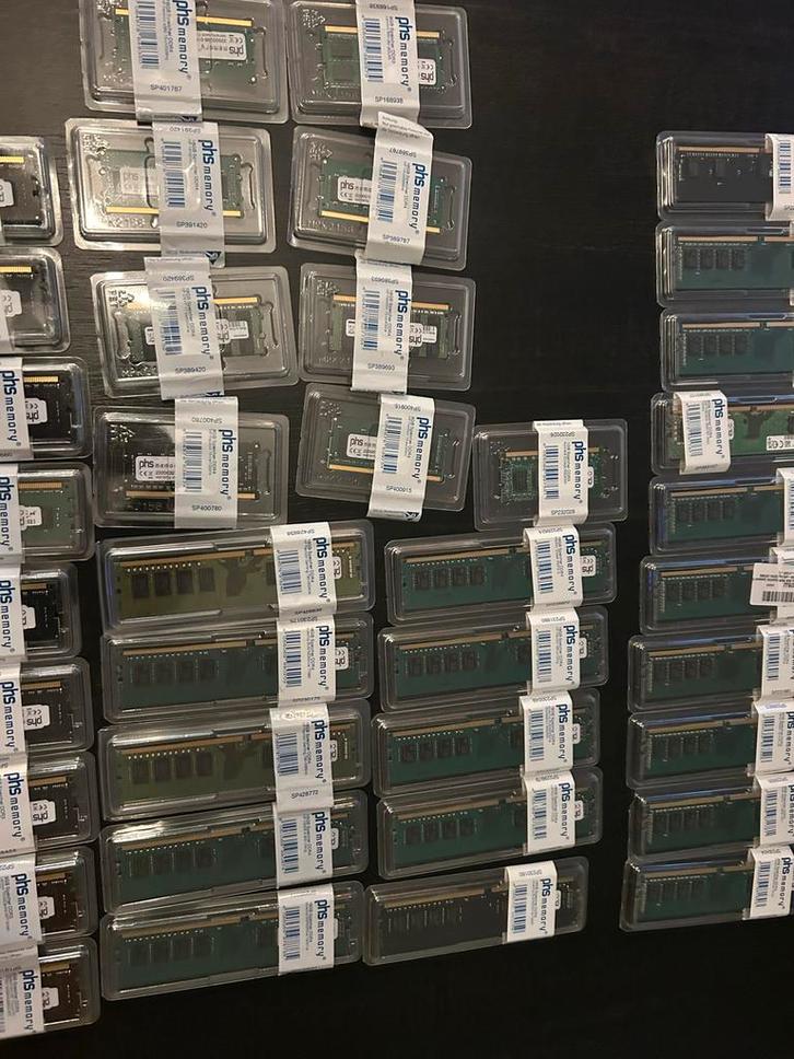 Partij PHS Memory RAM Modules, Computers en Software, RAM geheugen, Gebruikt, Server, 8 GB, DDR4, Ophalen of Verzenden