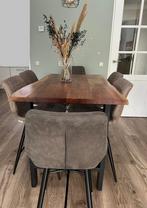 Eetkamerset / bartafelset - eettafel met stoelen, Huis en Inrichting, Ophalen, Zo goed als nieuw